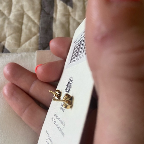 Spell & The Gypsy Wild Love Gold Shield stud earrings 🛡 - Picture 6 of 14